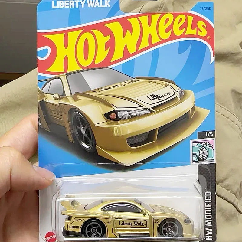 Hot Wheels Liberty Walk LB Super Silhouette Nissan Silvia S15 Mattel HW Turbo Diecast Collectible Toy Car For Kids gift