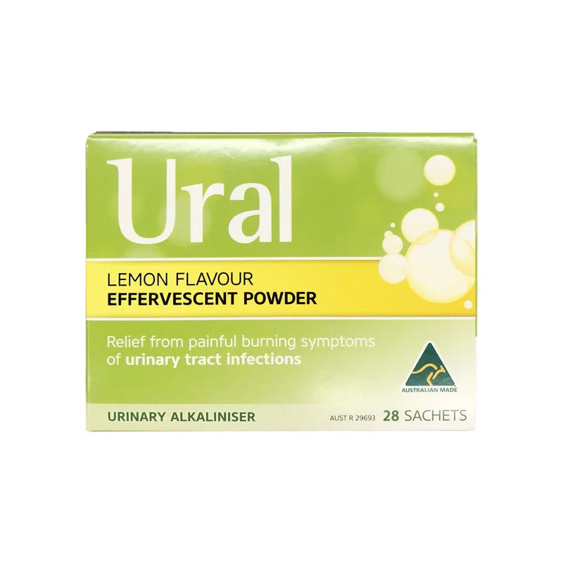 

Ural Effervescent Powder Urinary Bladder Flush 28s/box