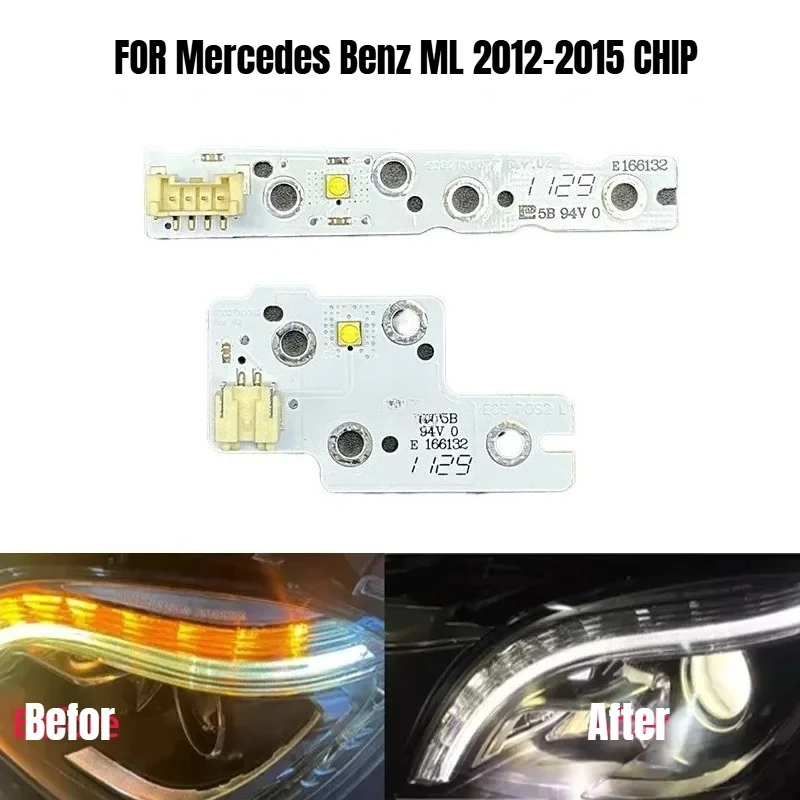 White Light for Mercedes Benz ML 2012-2015 Car Headlights DRL Chip Ballast Chip Circuit Board Light Source Board Chip
