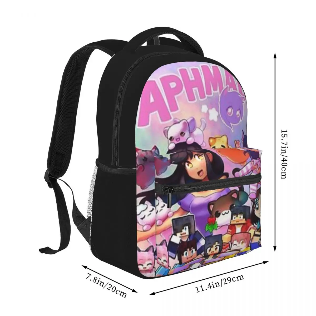 Aphmau Art Fashion Zaino per bambini Donne Adolescenti Zaini da viaggio Zaino per laptop da 16 pollici