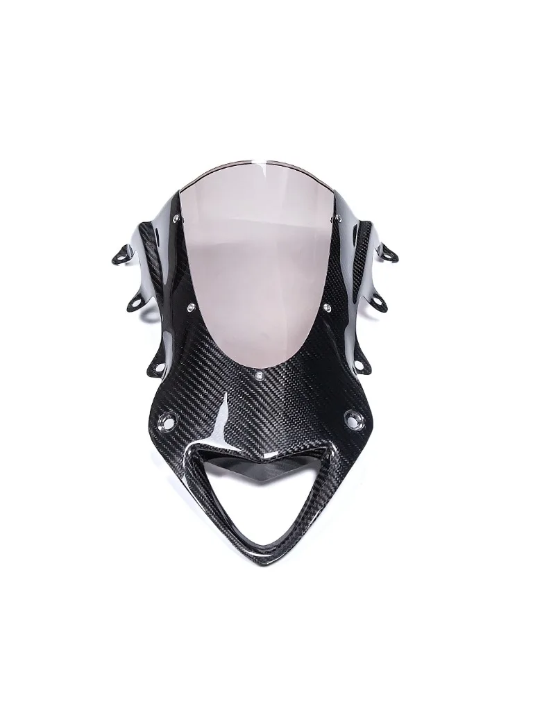 Voor BMW S1000RR 2009 2010 2011 2012 2013 2014 100% Koolstofvezel Voorruit Bovenkant Stroomlijnkappen Motorfiets Accessoires - afbeelding 2