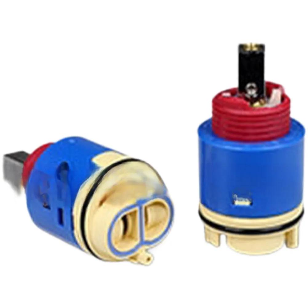 Two-Hole Faucet Cartridge 40mm Providing Pressure Balance Performance for Household Water Temperature Stability
