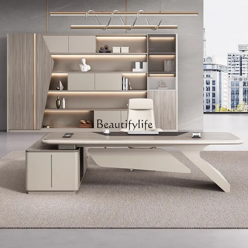 LJYSimple e moderno CEO chefe mesa de escritório