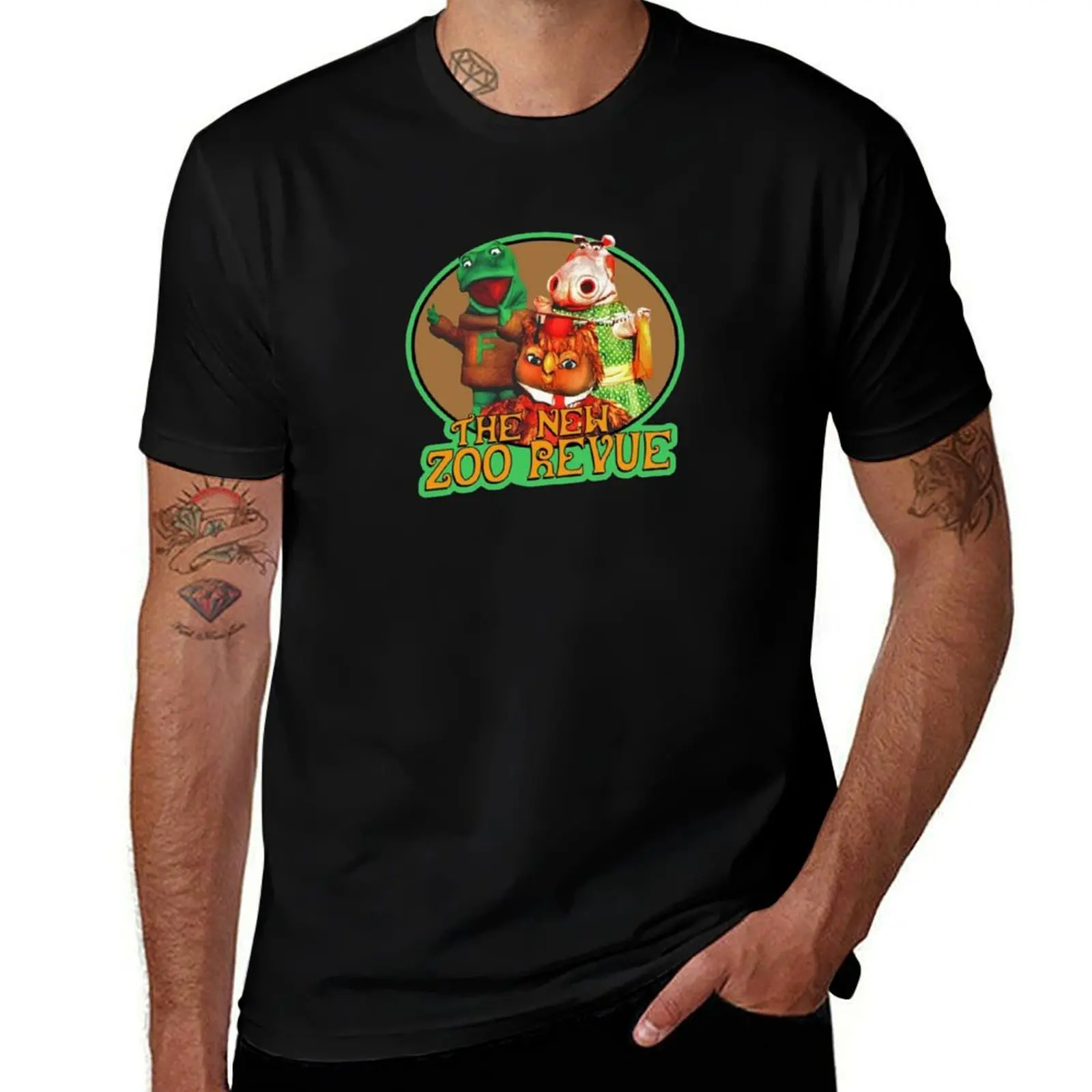 The New Zoo Revue Vintage Image T-Shirt Breathable Lightweight Summer Top