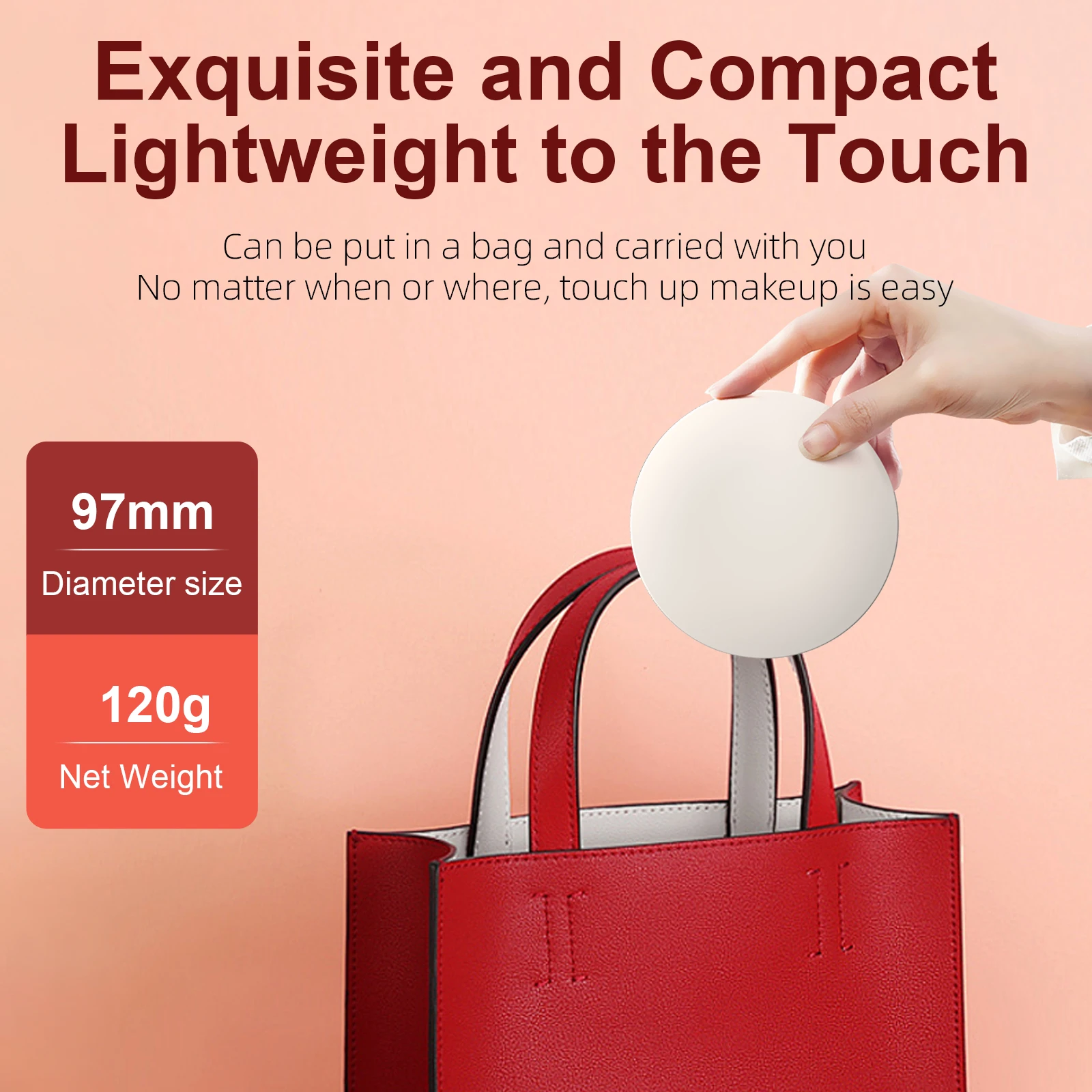 Smart Sunscreen Led Light Portable Makeup Mirror Uv Camera Visual Face Sunscreen Makeup Mirror