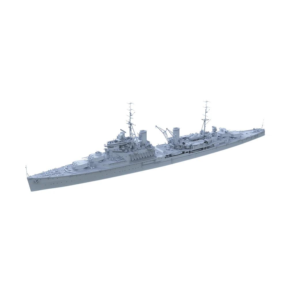 SSMODEL SSC575S-A 1/350 piezas de modelo militar Fiji Cruiser casco completo modelo estático en miniatura