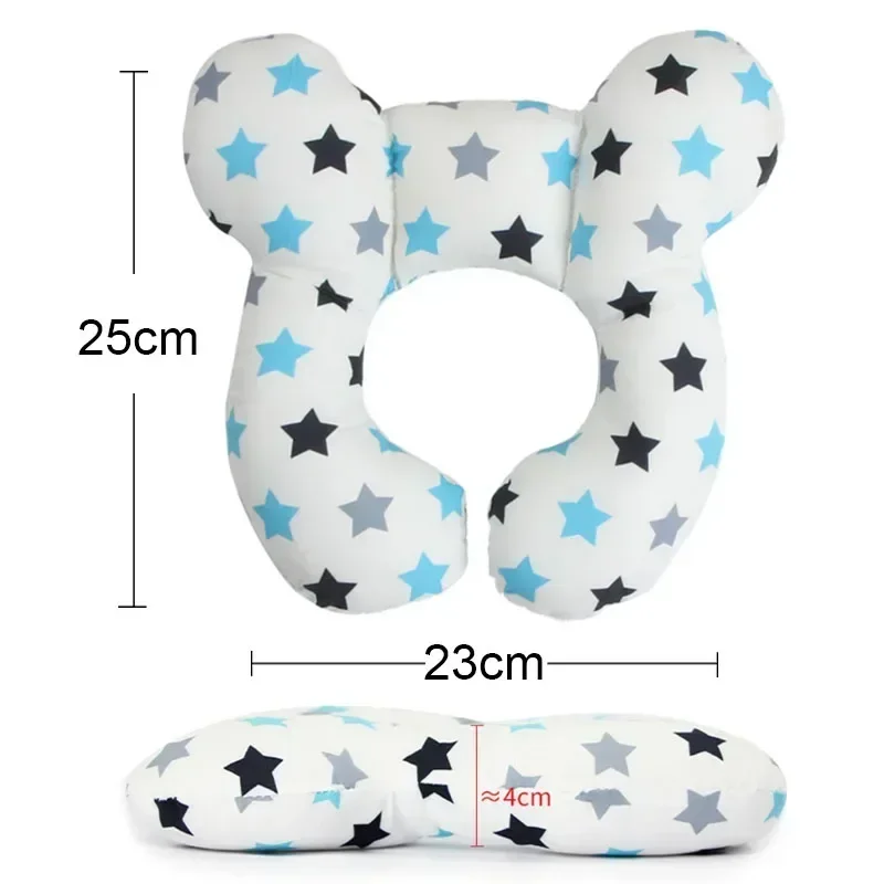 New Baby Pillow Protective Travel Car Seat Head Neck Support Pillows Newborn Children U Shape Headrest Toddler Cushion 0-3 Years