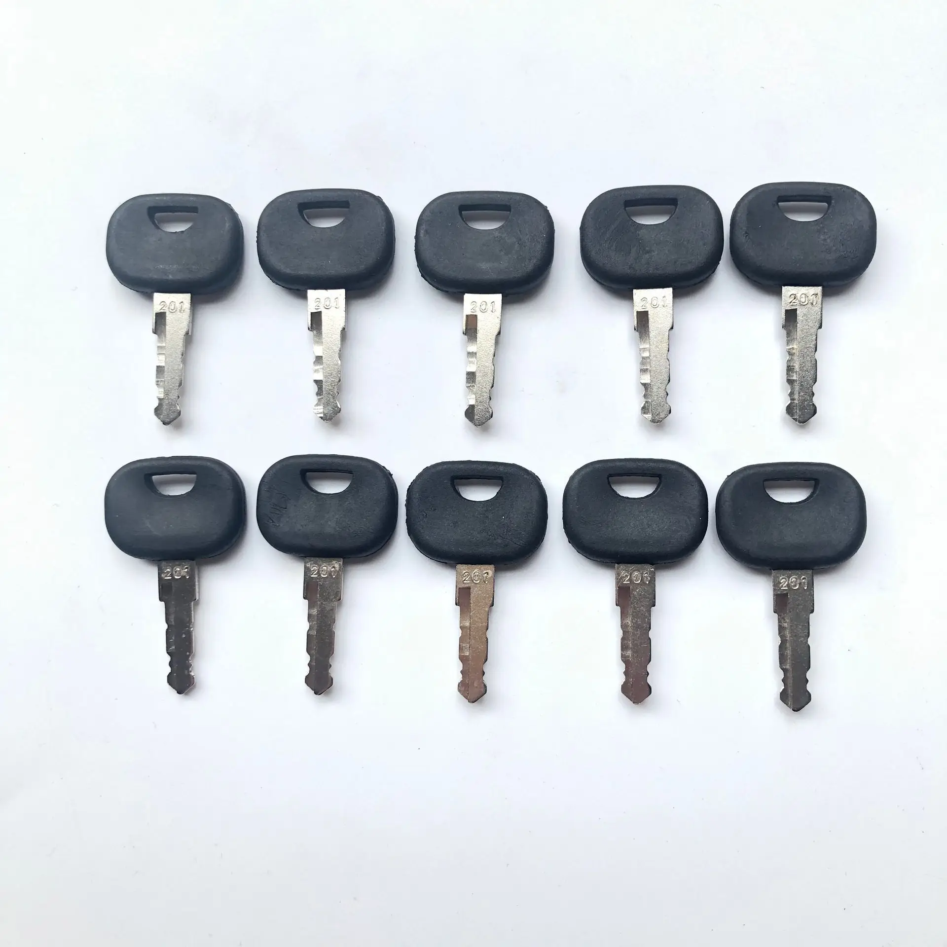 10PCS 201 Key 3643912 For Takeuchi TW65 and TW80 Wheel Loader