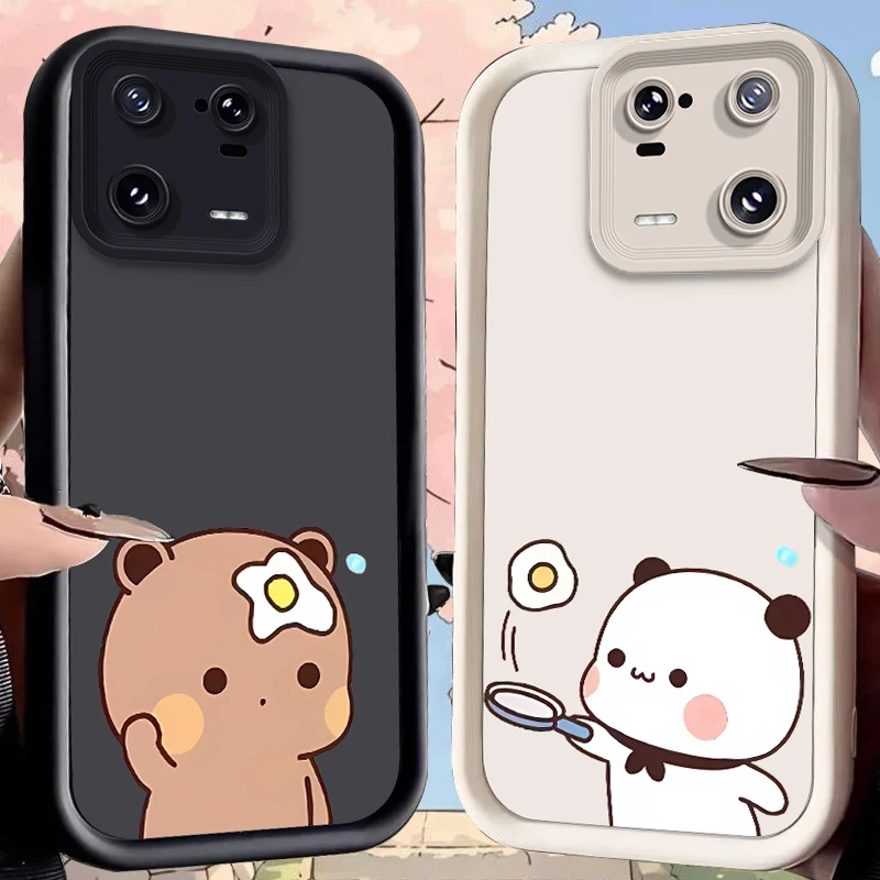 

Очаровательный чехол Yier Bubu для Xiaomi Mi 15 Pro 14 14T 13 13T 12 11 Lite 11T POCO X7 X6 5G X5 X3 NFC F6 F5 M7 M6 4G (футляр, чехол)