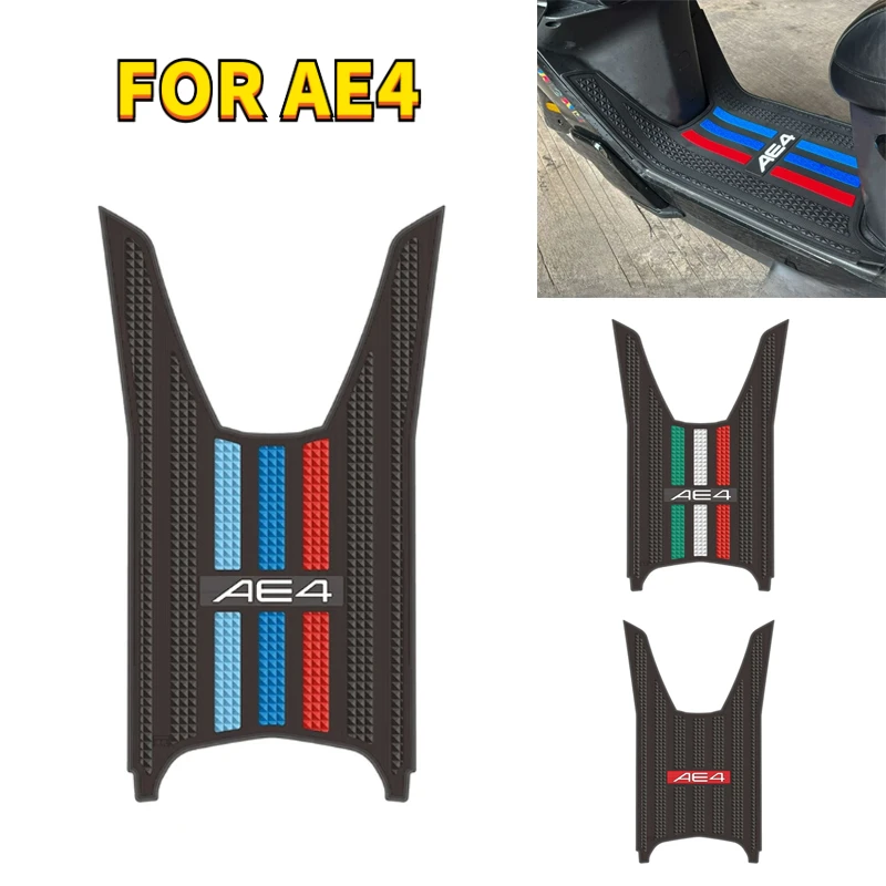 

For CFMOTO ZEEHO AE4 AE4SE AE4I AE4 SE Scooter Motorcycle Mats Pedal ZEEHO Rubber Foot Skid Pad Floor Mat Carpet