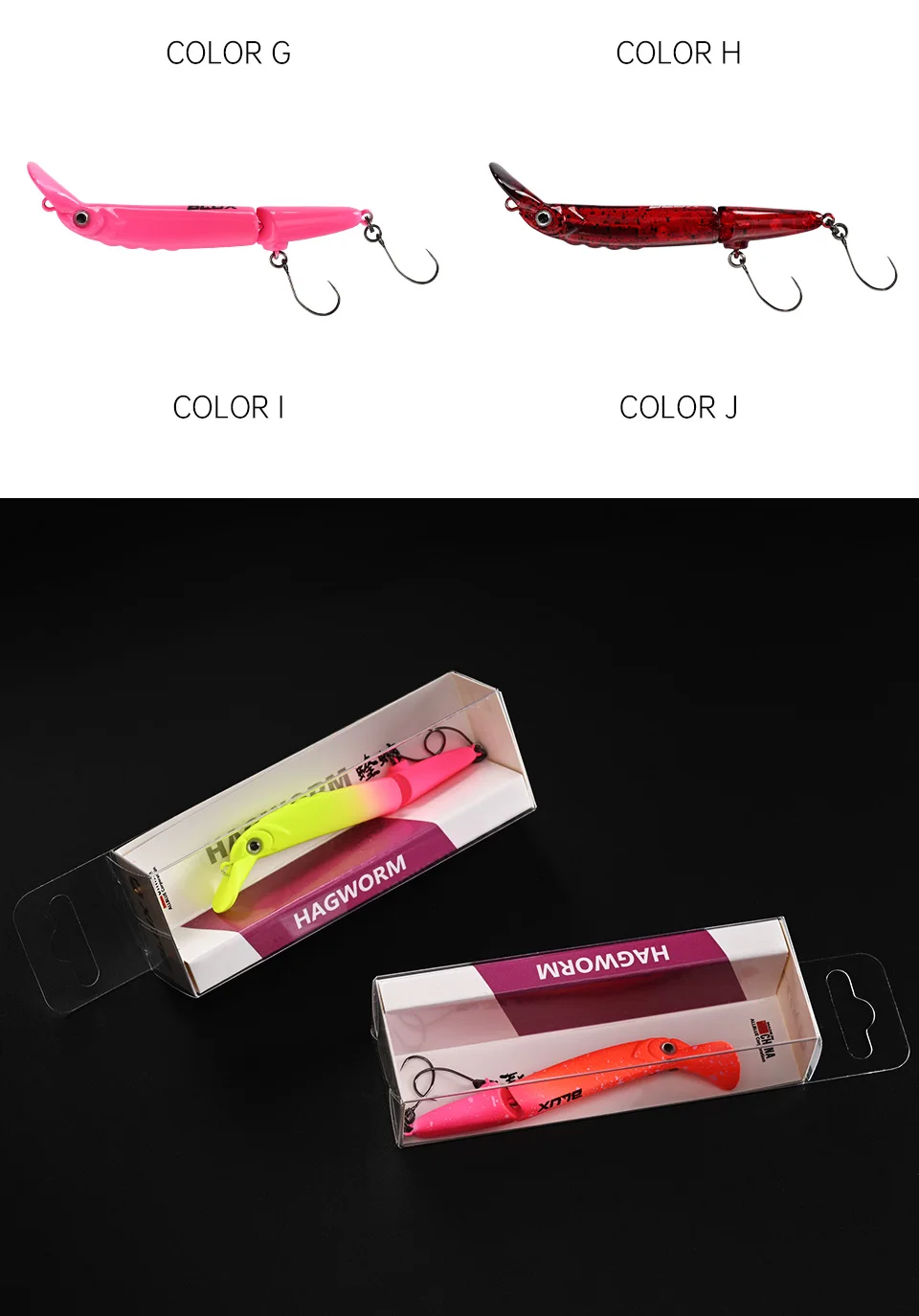 BLUX HAGWORM Sinkender Crankbait BFS Area Forelle 60mm 4,2g Wobbler Angelköder Süßwasser-Minnow-Kurbel Kunstköder Angelzubehör – Detail 9
