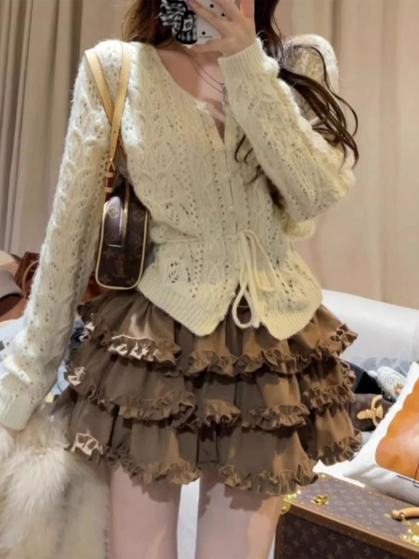 Sweet Multi-Layer Pleated Earl - đánh giá và giá Skirts