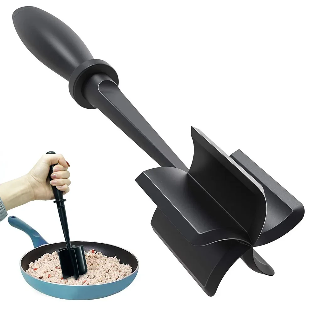 Kitchen Multi-purpose Ground Meat Chopper Beef Masher Heat Resistant Nylon Cooking Meat Grinder Chopper