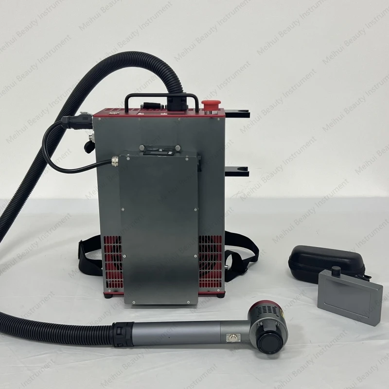 منظف ليزر على شكل حقيبة الظهر بقدرة 200 وات، مزيل صدأ محمول باليد #2