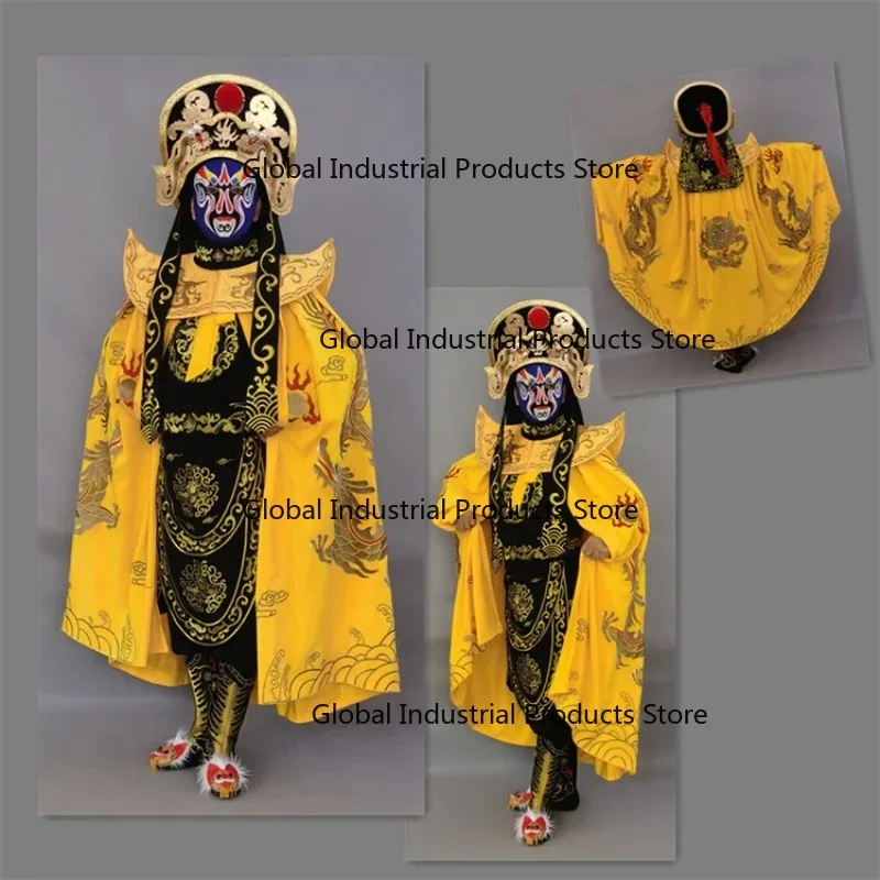 Full Set Sichuan Opera Face-Changing Clothing Traditional Embroidery Craftsmanship Free Teaching Included