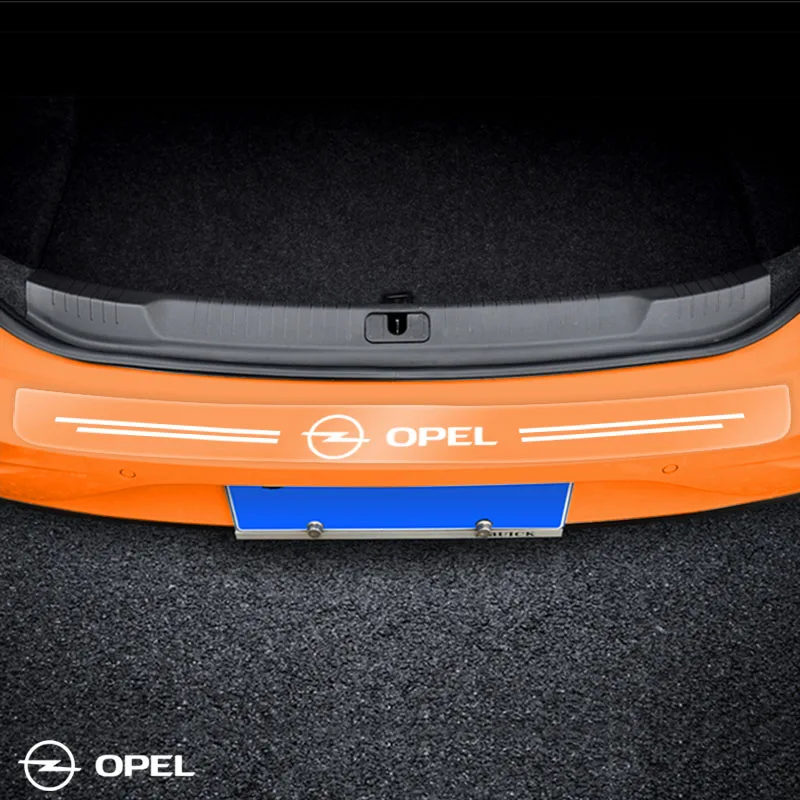Car Rear Bumper Load Edge Protector Stickers For Opel Astra j Insignia Astra Corsa Zafira b Mokka Vivaro Meriva Car Accessories