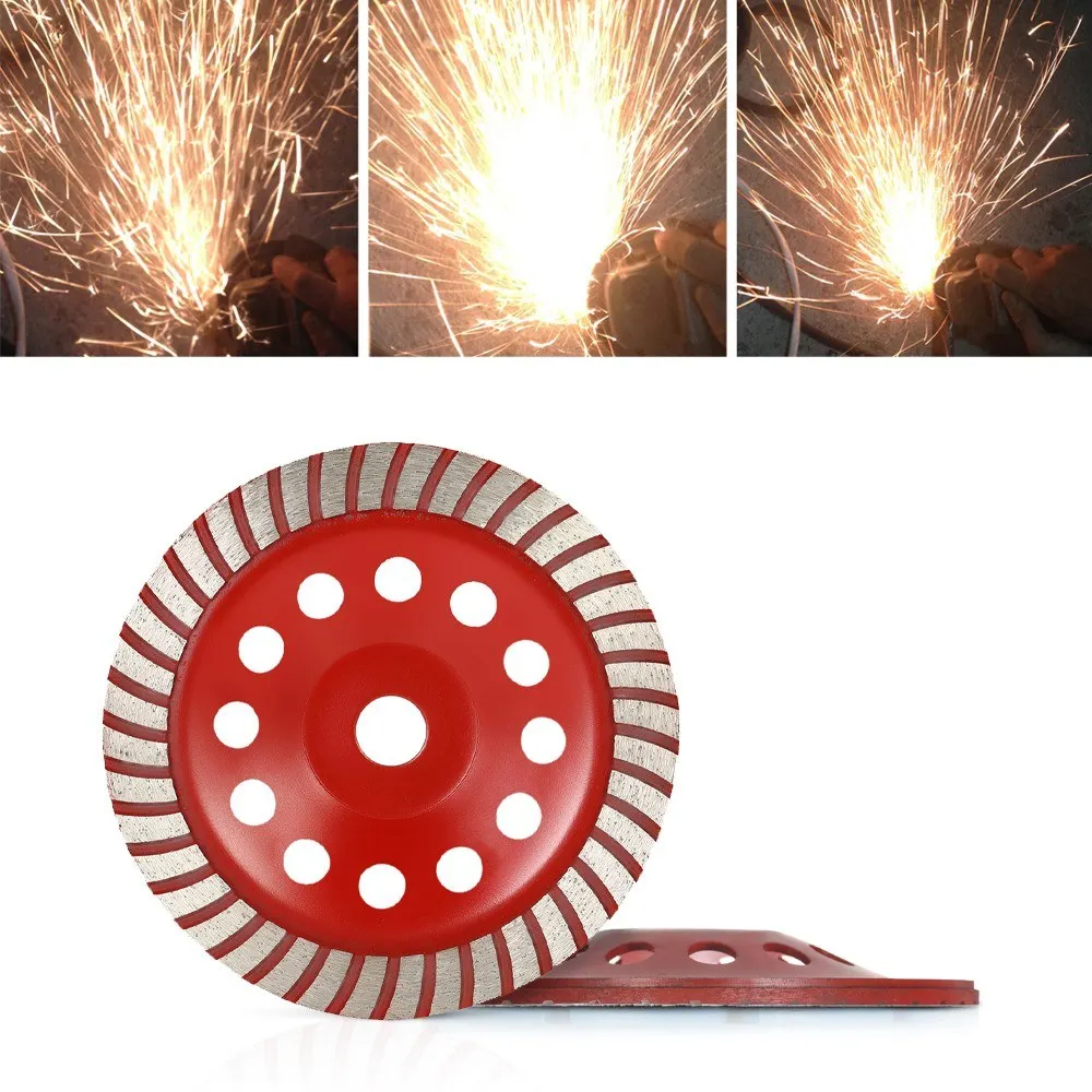

180 мм 7 "Алмазный сегментный шлифовальный круг, диск в форме чаши, шлифовальная чашка, 22 мм, внутреннее отверстие для бетона, гранита, каменной кладки, керамики