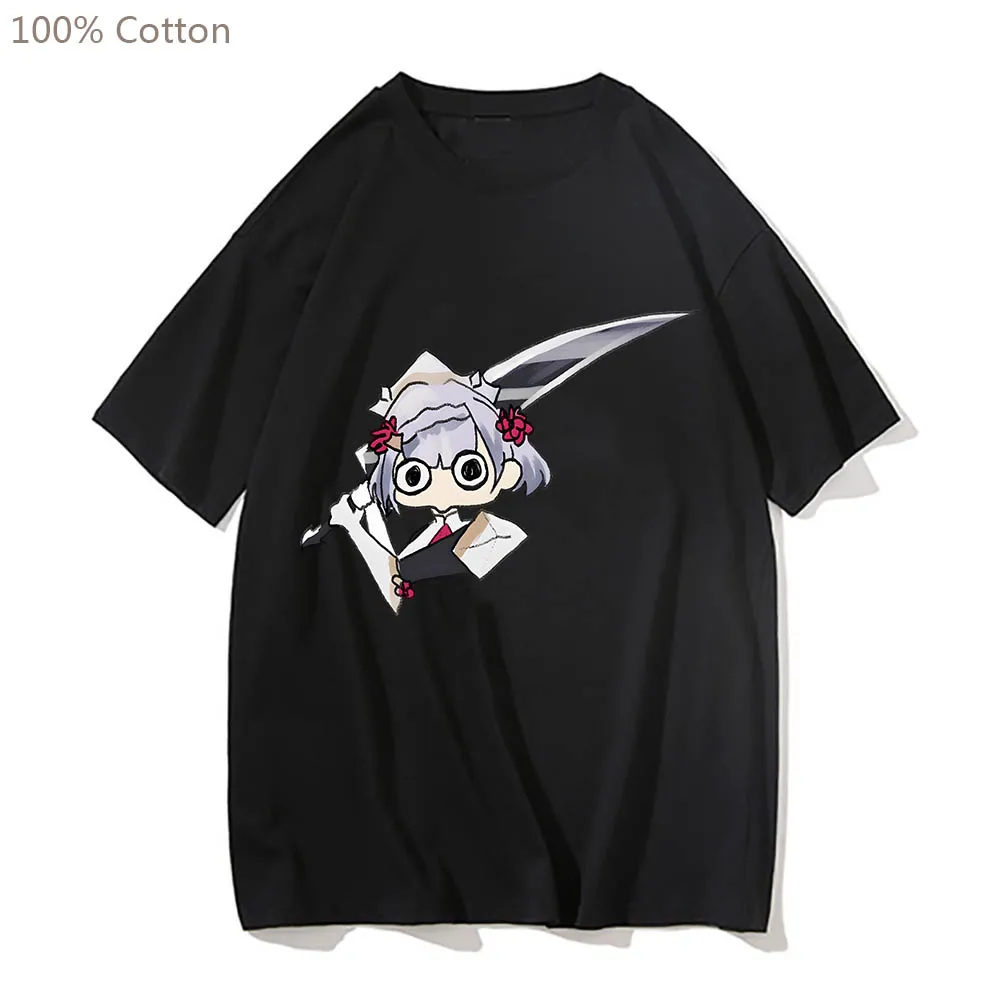 Genshin Impact Regular Fit Anime T-shirts Fashion Manga/comic Tshirt 100% Cotton Tee-shirt Men/women Funko Pop Cartoon T-shirt