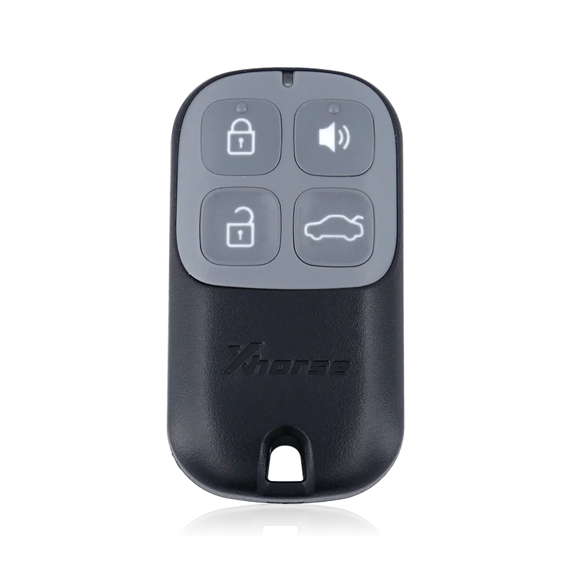 

Универсальный проводной дистанционный ключ Xhorse, цветной корпус, разделенный дизайн, 4 кнопки, XKXH00EN, черный