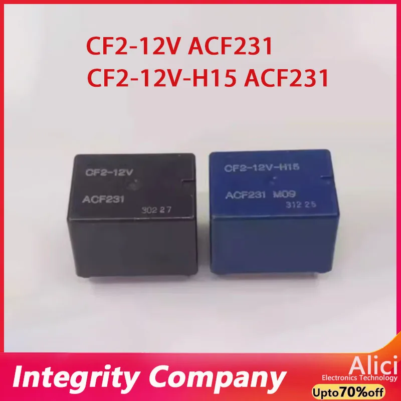 (1-5 قطع) الأصلي CF2-12V ACF231 12VDC CF2-12V-H15 ACF231 12 فولت 8 دبوس مرحل السيارة