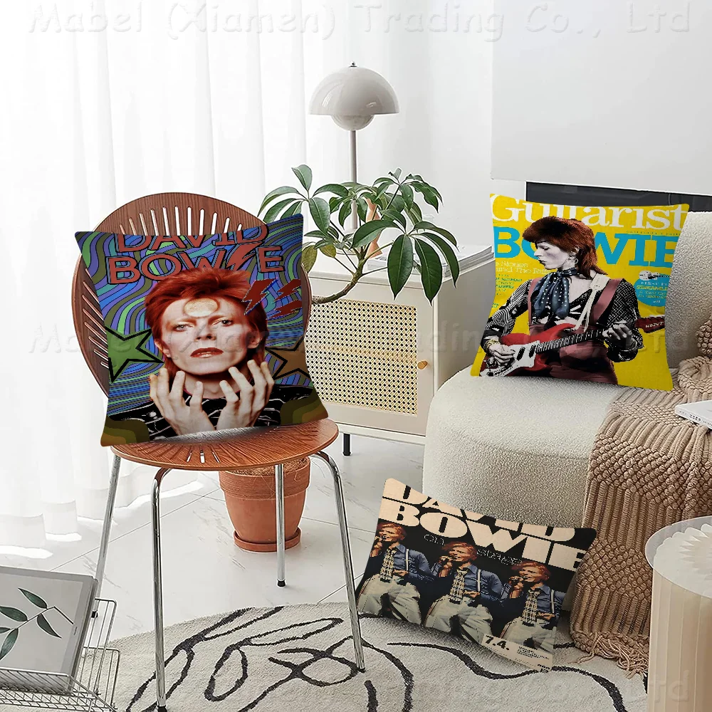 

British Rock Singer D-David_B-Bowie Pillowcase Toon Gift Cushion Cover Bedroom Home Sofa Chair Seat Decor Pillow Case