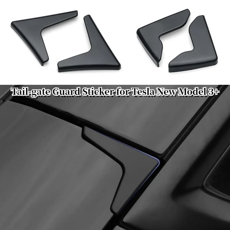 Car Door Protector Strip Guard Scratch Crash Cover Tail-gate Guard Sticker for Tesla New Model 3+ Highland 2024 Car Accessories