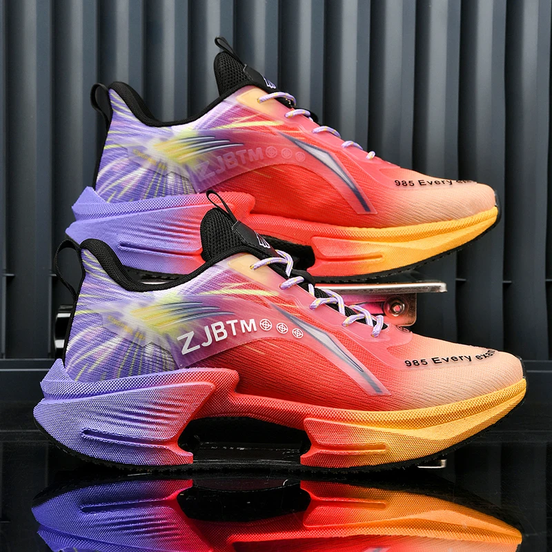 

Unisex Sports Shoes Fashion Mesh Breathable Summer Running Shoes 2025 New Flat Comfortable Trendy Sneakers for Men Women