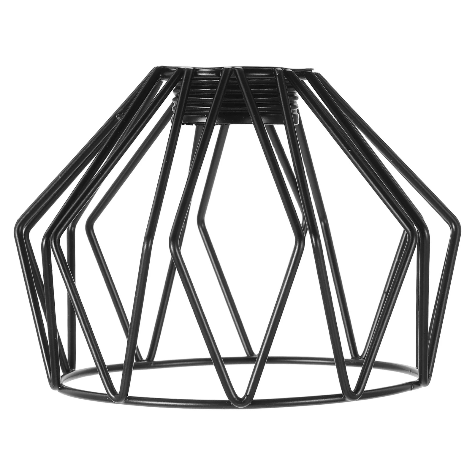 

Vintage Iron Birdcage Pendant Lamp Shade Elegant Design Soft Diffused Light Construction Easy to Install for Living