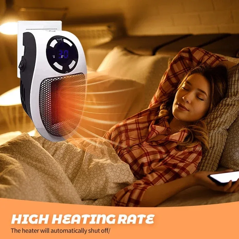 Portable Desktop Energy-Efficient Warm Air Blower Mini Fan Stove Low Noise Hot Air Heater for Personal Space image 4