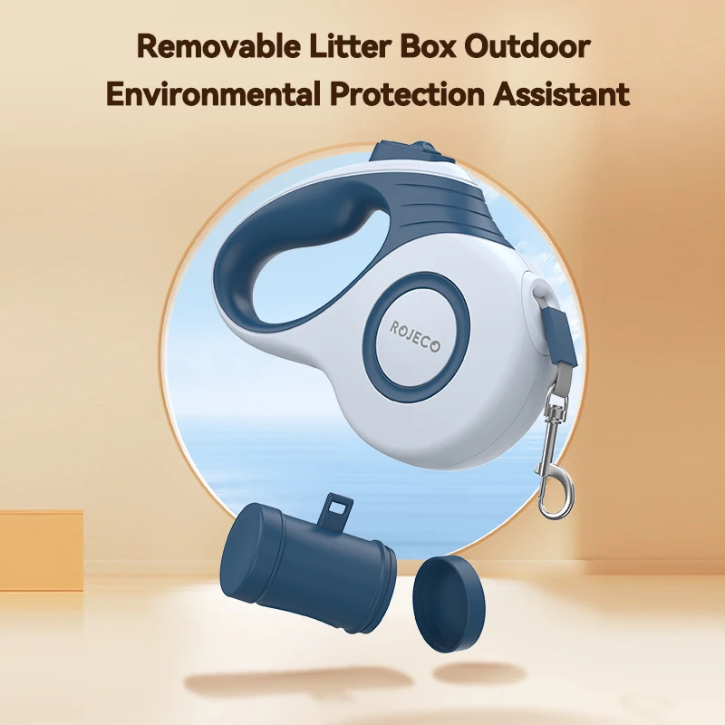 ROJECO 3M/5M Automatic Retractable Dog Leash Extendable Rope Dog Lead For Walking Small Large Dogs Roulette Leash Dog Accessorie 3