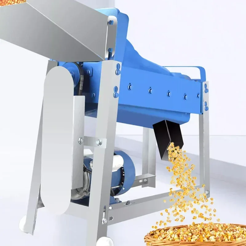 Fully automatic corn threshing machine, household corn kernel removal, agricultural bract kernel peeling 600~750KG/hour