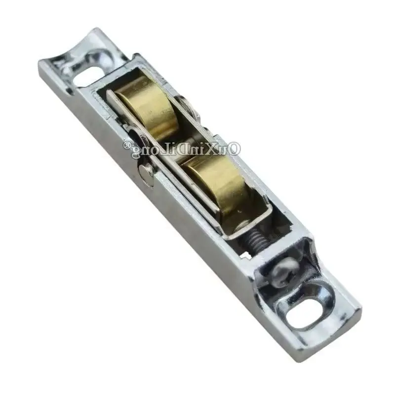 Brand New 2PCS 88 Type Plastic Steel Sliding Door and Window Rollers Sash Slot Adjustable Pulleys Dual Copper Wheels Runners