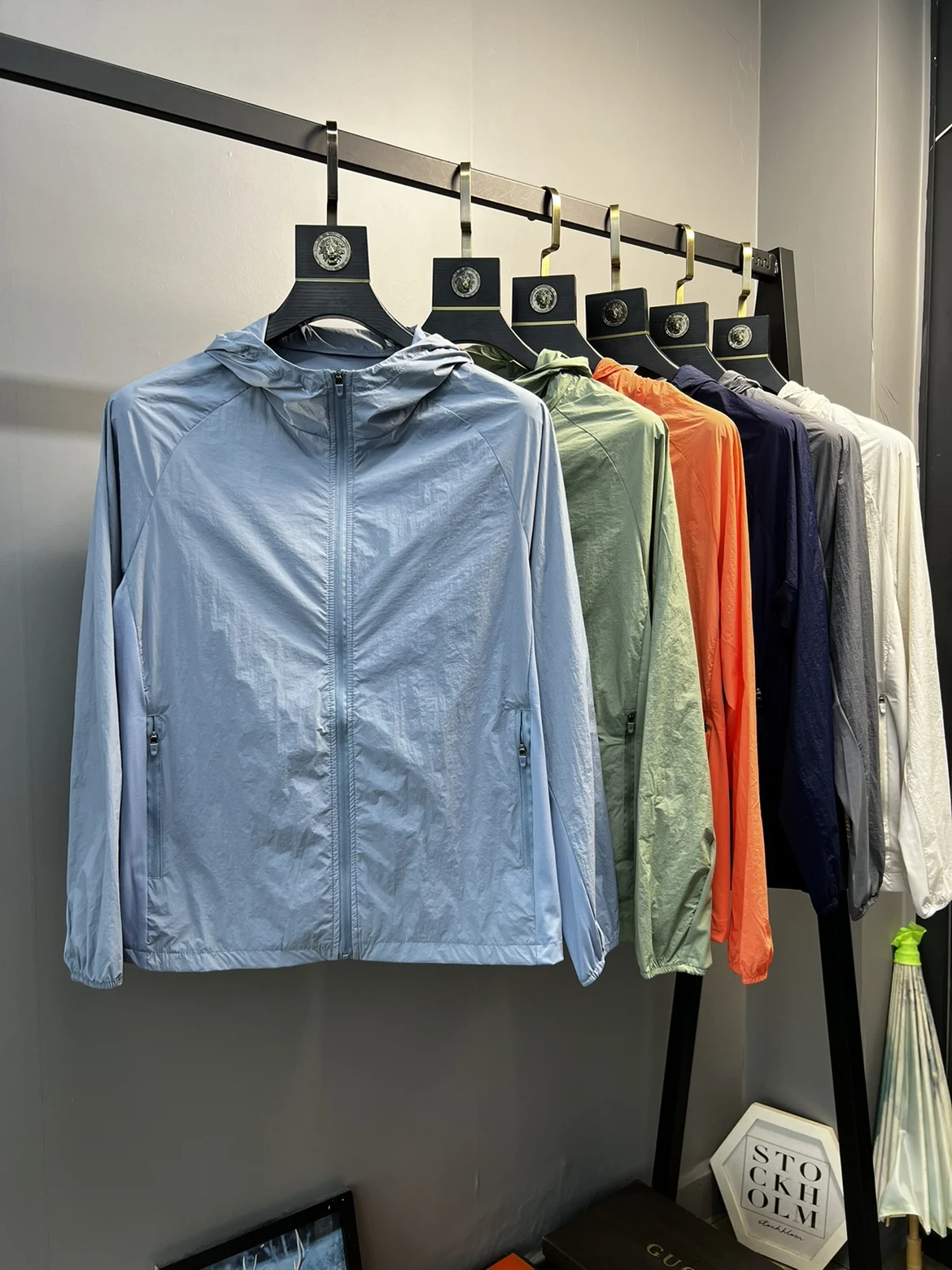Outdoor Couples Lightweight Breathable Sun Protection Clothing Men's Summer Thin Hooded Skin Shirt Cycling Fishing Top