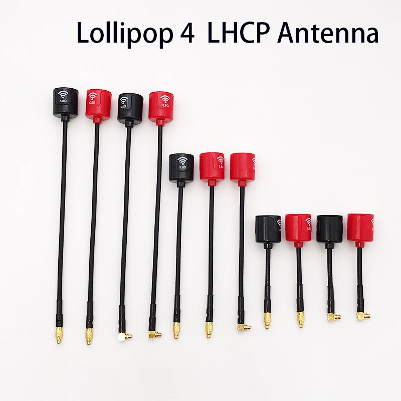 Lollipop 4 Smaller and lighter 5.8G 2.5dBi Gain LHCP Antenna MMCX/UFL For Caddx VISTA Digital HD DJI Air Unit RC FPV Drone