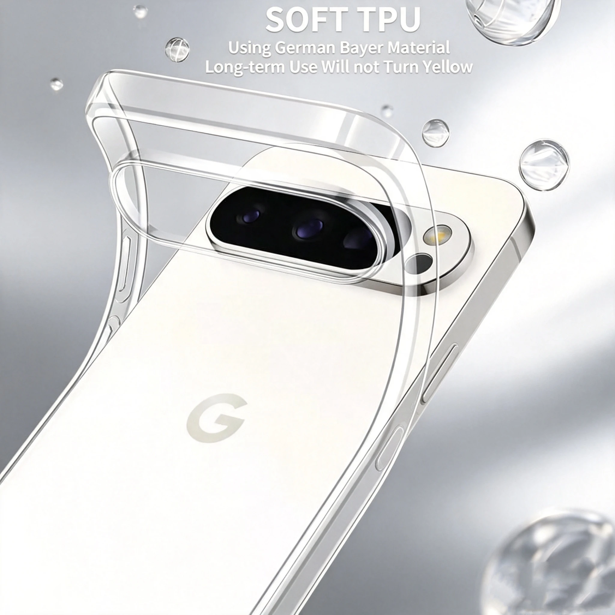 Funda transparente de TPU suave, ultrafina, antiamarilla, para teléfono Google Pixel 11, 10, 9, 8, 7, 6 Pro XL, cubierta de protección diaria