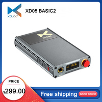 XDUOO XD05 BASIC2 Decoder headphone amplifier DAC 32bit/384kHz DSD256 Portable high thrust MOA