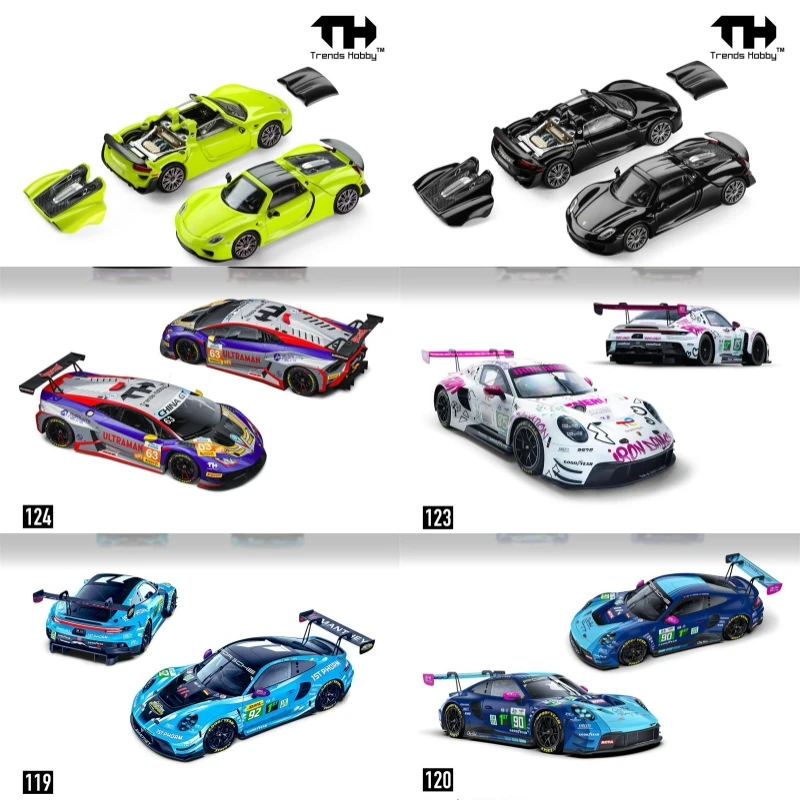 

[PreSale] Trends Hobby TH 1:64 GT3 R LeMans 24H Spyder Huracan GT3 EVO2 China GT 2026 Absolute Racing Diecast Model Car