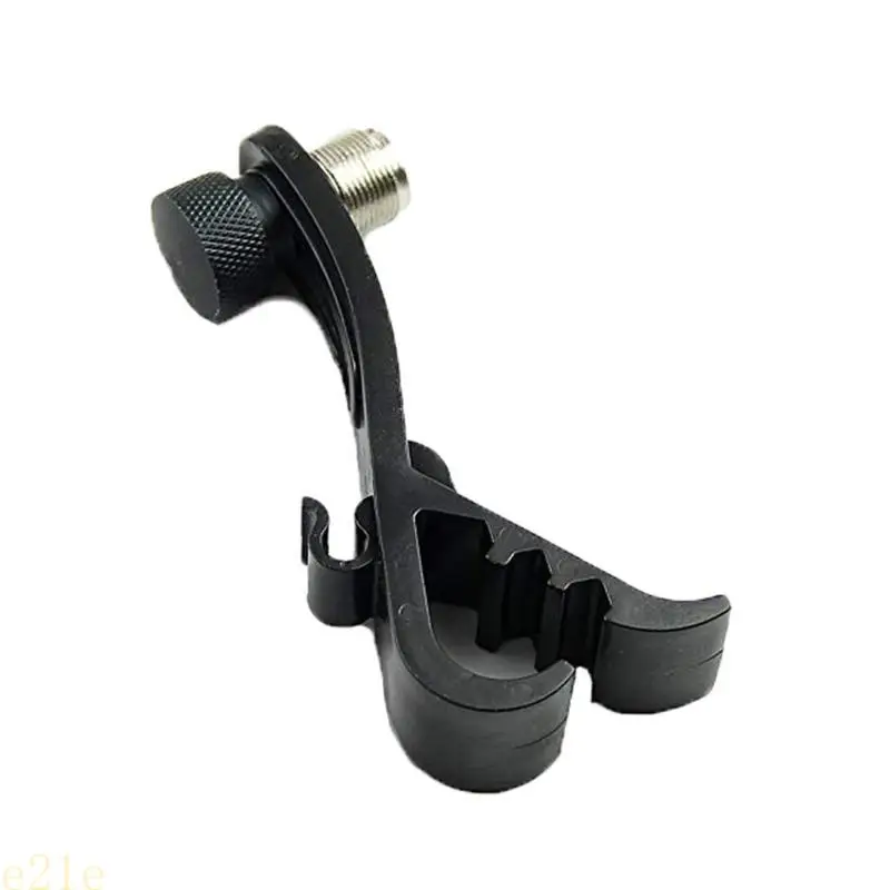 

E21E Drum Microphone Shockproof Clip Hard Gear Universal Mic Clip Adjustable