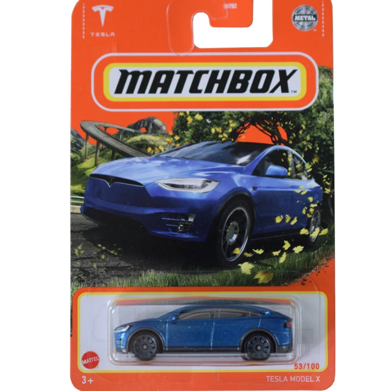 Original Matchbox Alloy Metal Car Pickup 1/64 Toyota Mazda Benz Wagon Chevy Tesla Model Y Toys for Children Engineering Vehicle