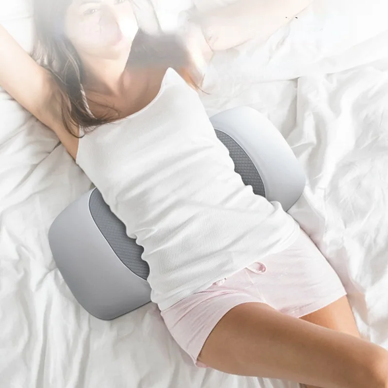Almofada de Apoio Lombar para Dormir, Almofada de Espuma de Memória para Suporte Lombar, Almofada de Apoio para Costas, Almofada de Cama para Suporte da Cintura, Apoio para Quem Dorme de Costas