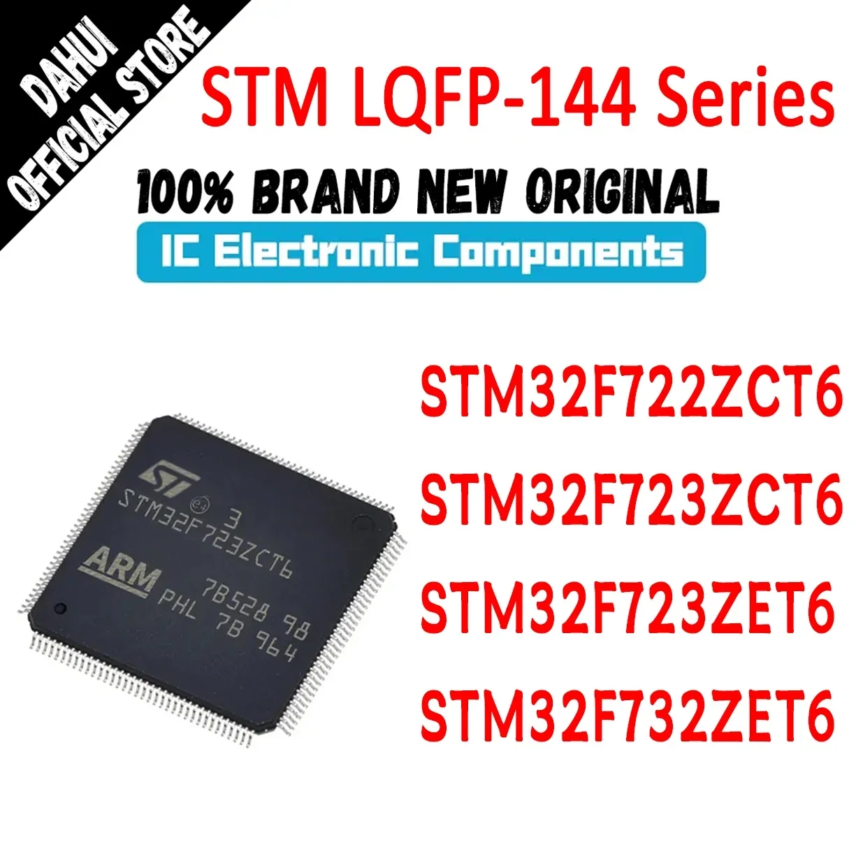 

(1Piece)100% New STM32F722ZCT6 STM32F723ZCT6 STM32F723ZET6 STM32F732ZET6 STM32F722ZC STM32F723ZC STM32F723ZE STM32F732ZE LQFP144