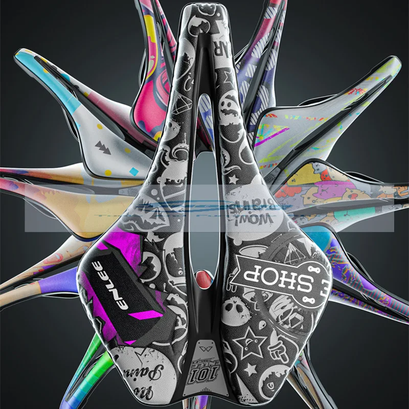 

ENLEE folding, bicycle mountain bike seat cushion, super soft seat road bike saddle personalized seat