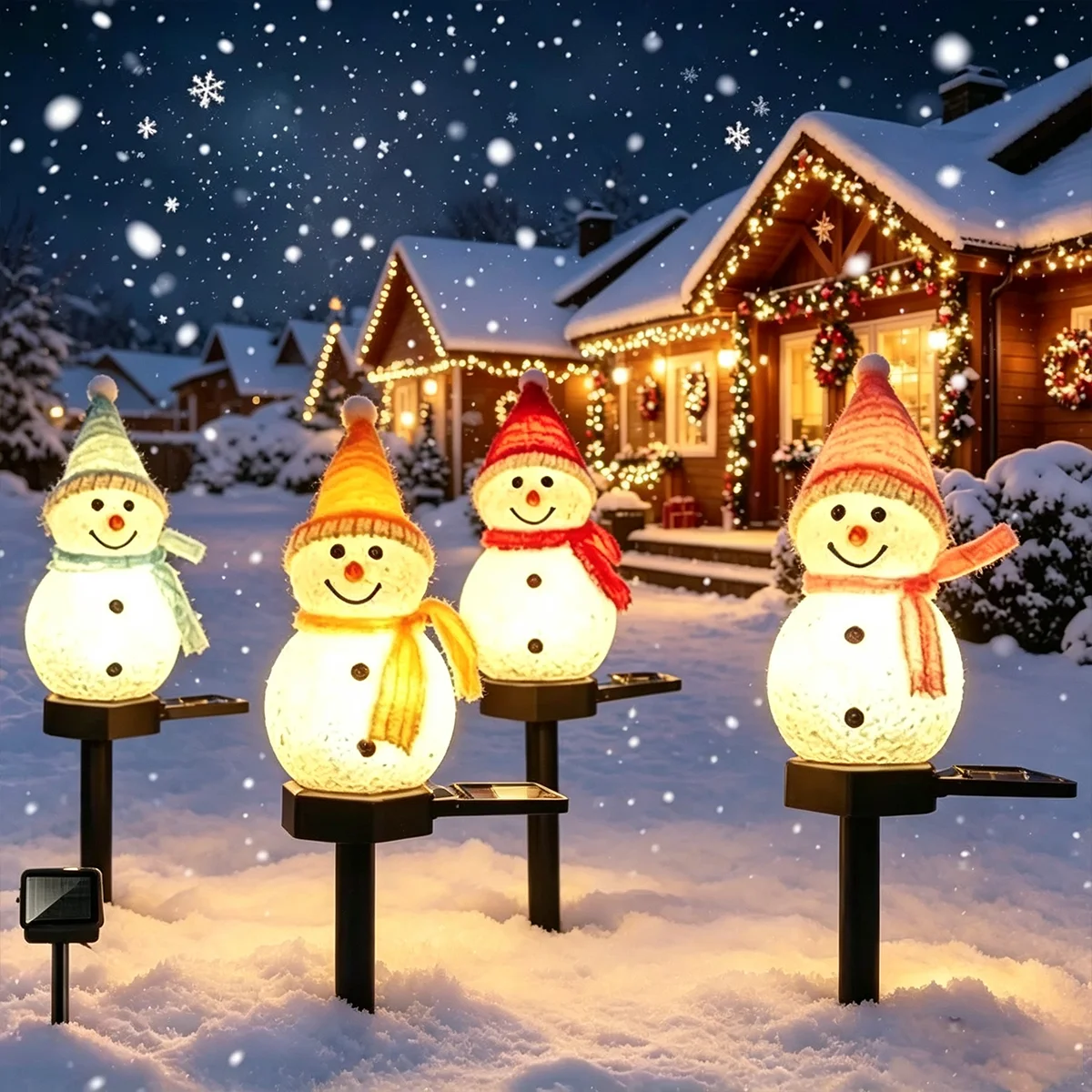 luzes-solares-led-em-forma-de-boneco-de-neve-para-jardim-a-prova-d'Agua-para-decoracao-de-quintal-patio-e-natal