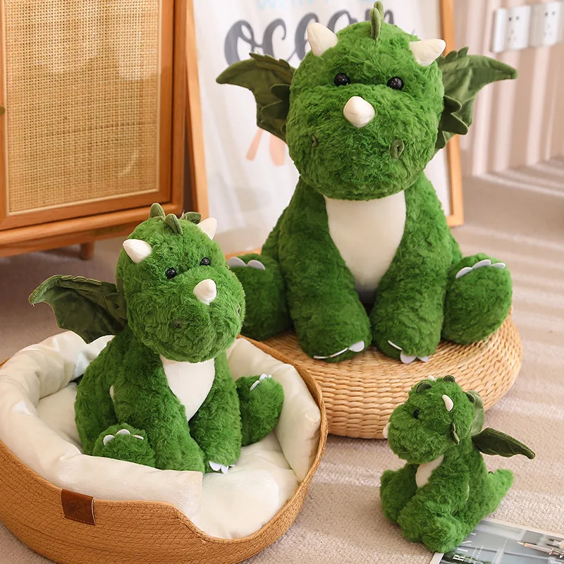 Uova di dinosauro creativo cuscino di peluche farcito morbido cartone animato drago bambola cuscino divertente uovo di dinosauro contenente piccolo