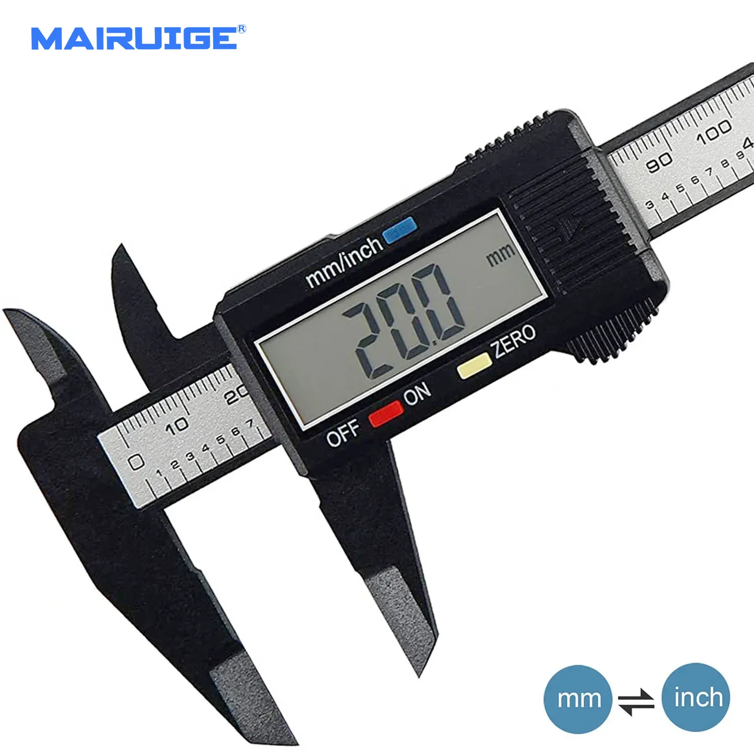 

150mm 100mm 0.1mm Electronic Digital Caliper Measuring Tool Vernier Micrometer Measuring Tool Depth Gauge Instrument Pachometer