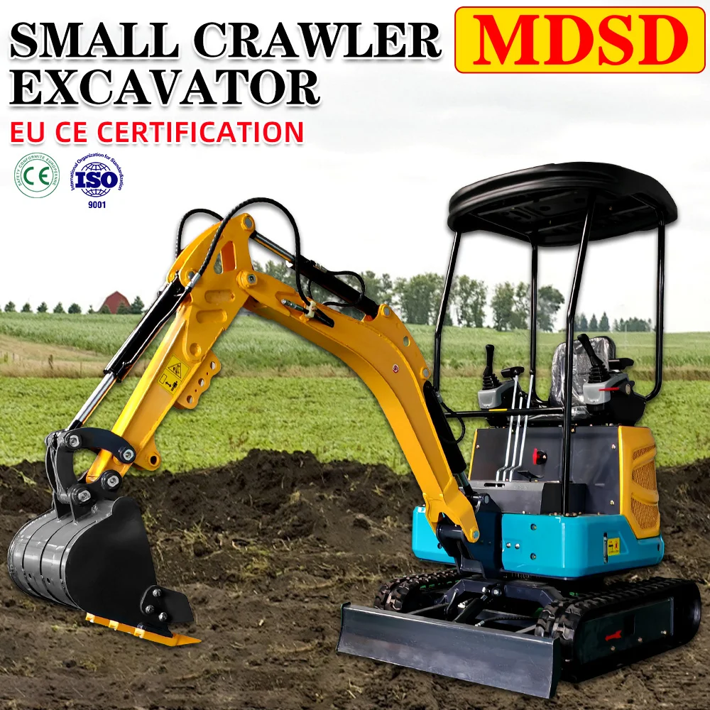 MDSD حفارة زاحفة هيدروليكية رائجة البيع بستان المزرعة استخدام باجر حفار صغير EPA Euro 5 مخصص