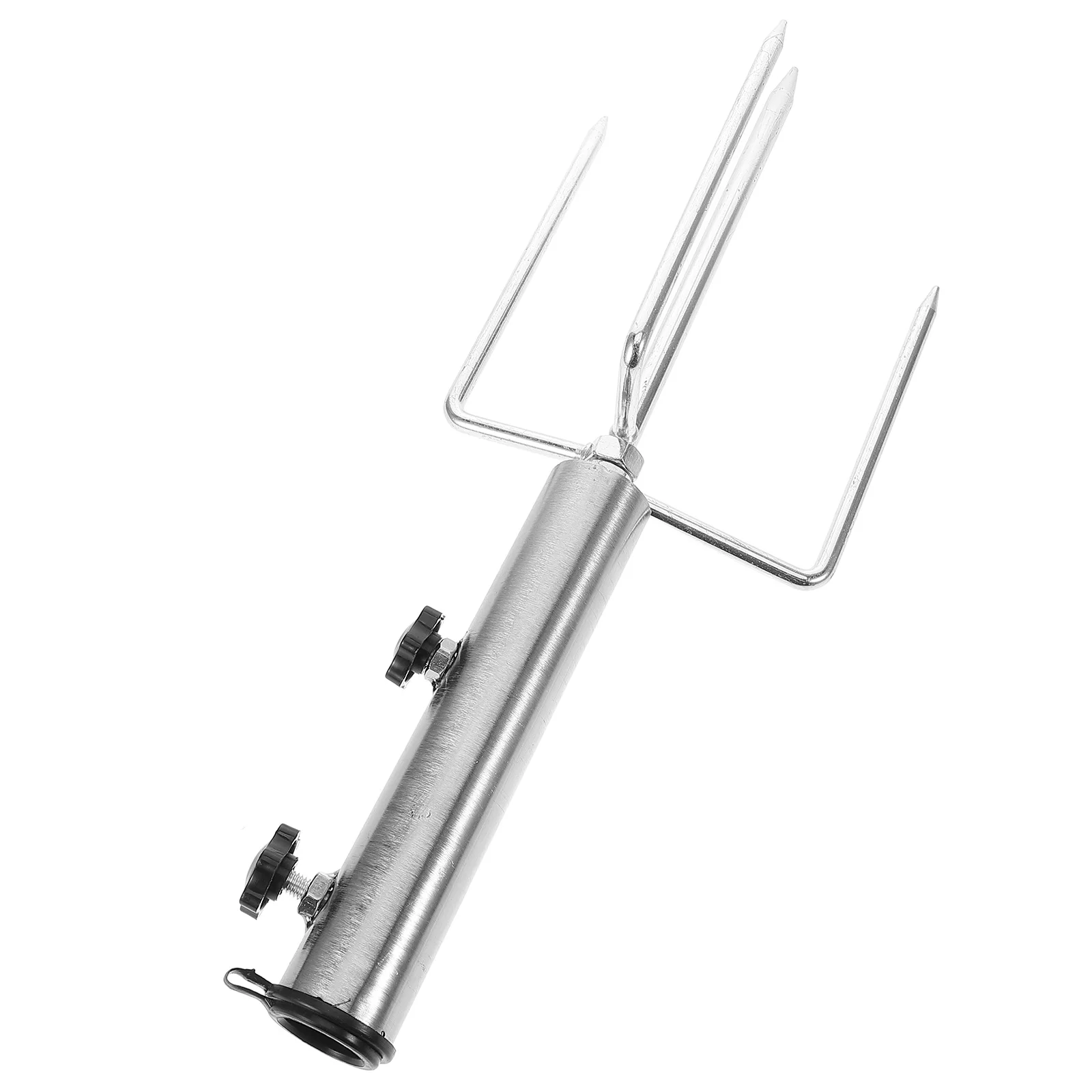 

Outdoor Umbrella Seat Accessories Portable Silver Iron Beach Anchor for Sand Golf Travel Stand Umbrella Holder Base