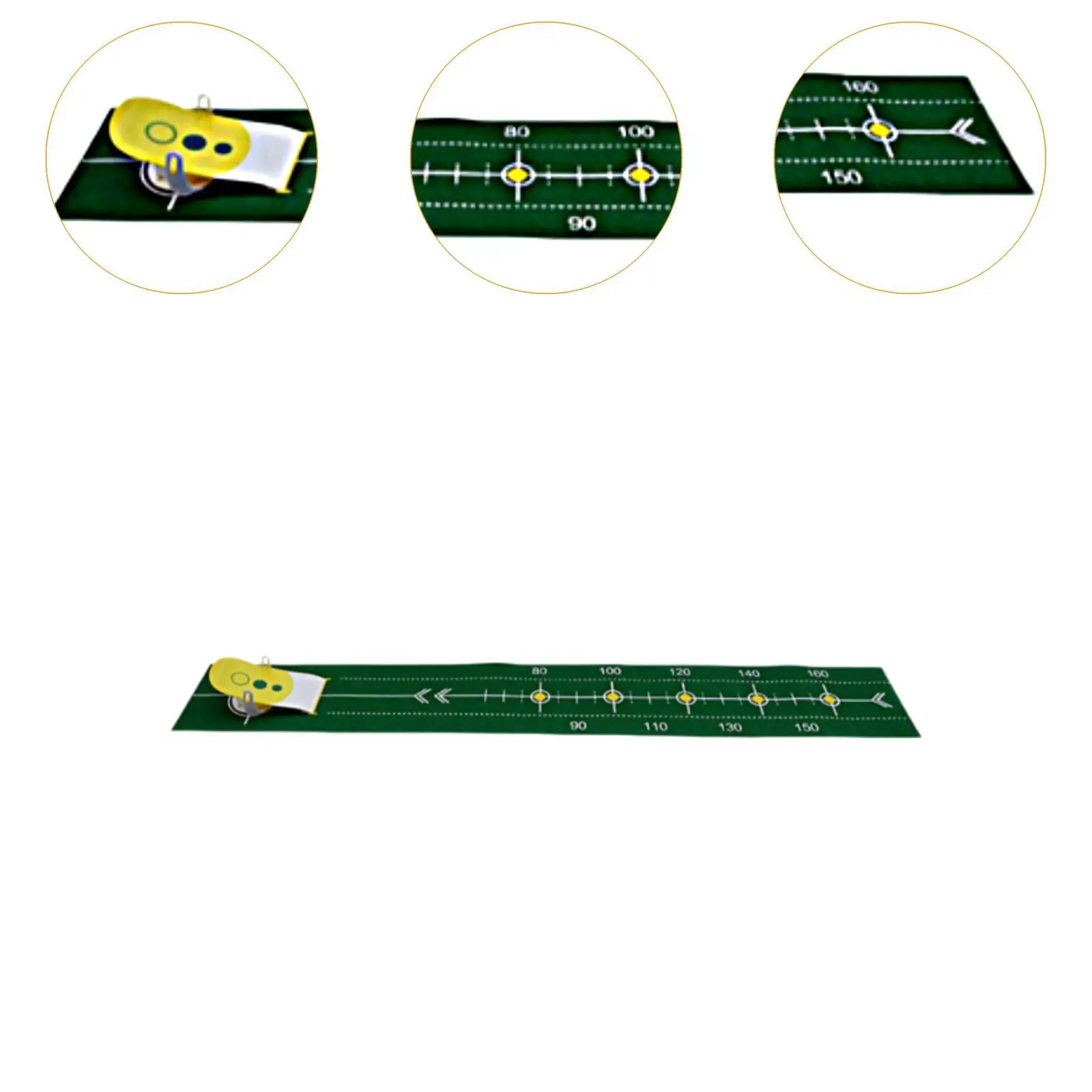 휴대용 골프 퍼팅 매트, 실내 야외 정원 가정용 골프 기술 향상