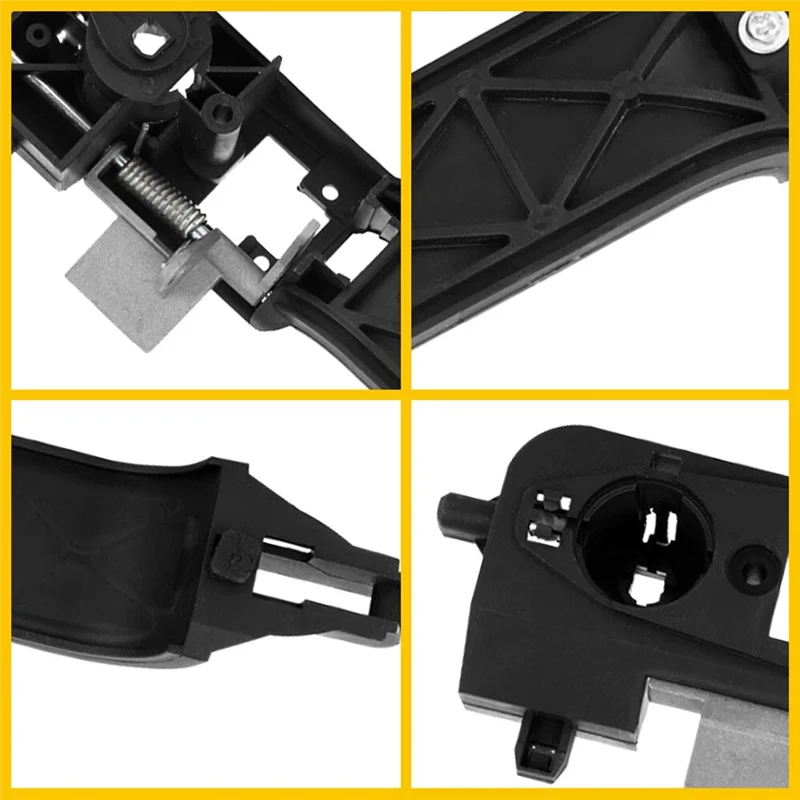 

A85E-1Pair Front Door Handle Base For Ford Focus 2000-2007 FL:6S4Z-5426685-C FR:6S4Z-5426684-E Exterior Door Handle Base