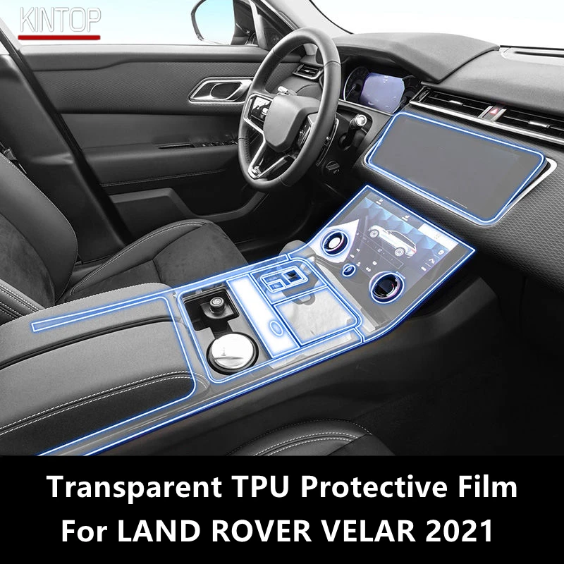 TPU Transparent Protective Film For RANGE ROVER VELAR 17-2021 Car Interior Center Console  Anti-scratch Repair Accessories Refit